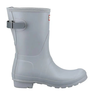 Short Back Adjustable Wellington Boots - Ice Grey/Urban Grey by Hunter Footwear Hunter   