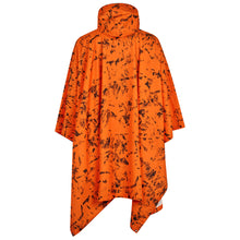 Taxus Camo Rain Poncho - InVis Orange Blaze by Seeland Jackets & Coats Seeland   
