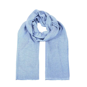 Trabajo Cashmere Scarf - Light Blue & White by Pampeano Accessories Pampeano   