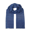Trabajo Cashmere Scarf - Navy & Light Blue by Pampeano