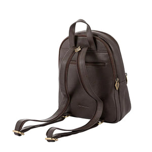 Viajera Small Backpack - Brown Leather by Pampeano Accessories Pampeano   