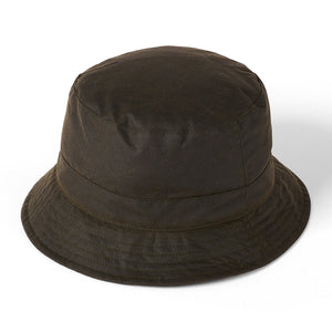 Wax Bucket Hat - Olive by Failsworth Accessories Failsworth   