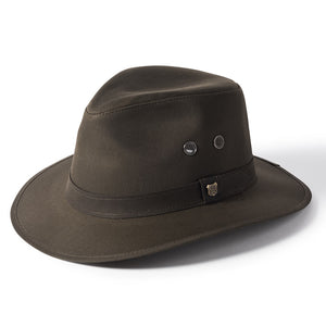 Wax Drifter Hat Olive by Failsworth Accessories Failsworth   