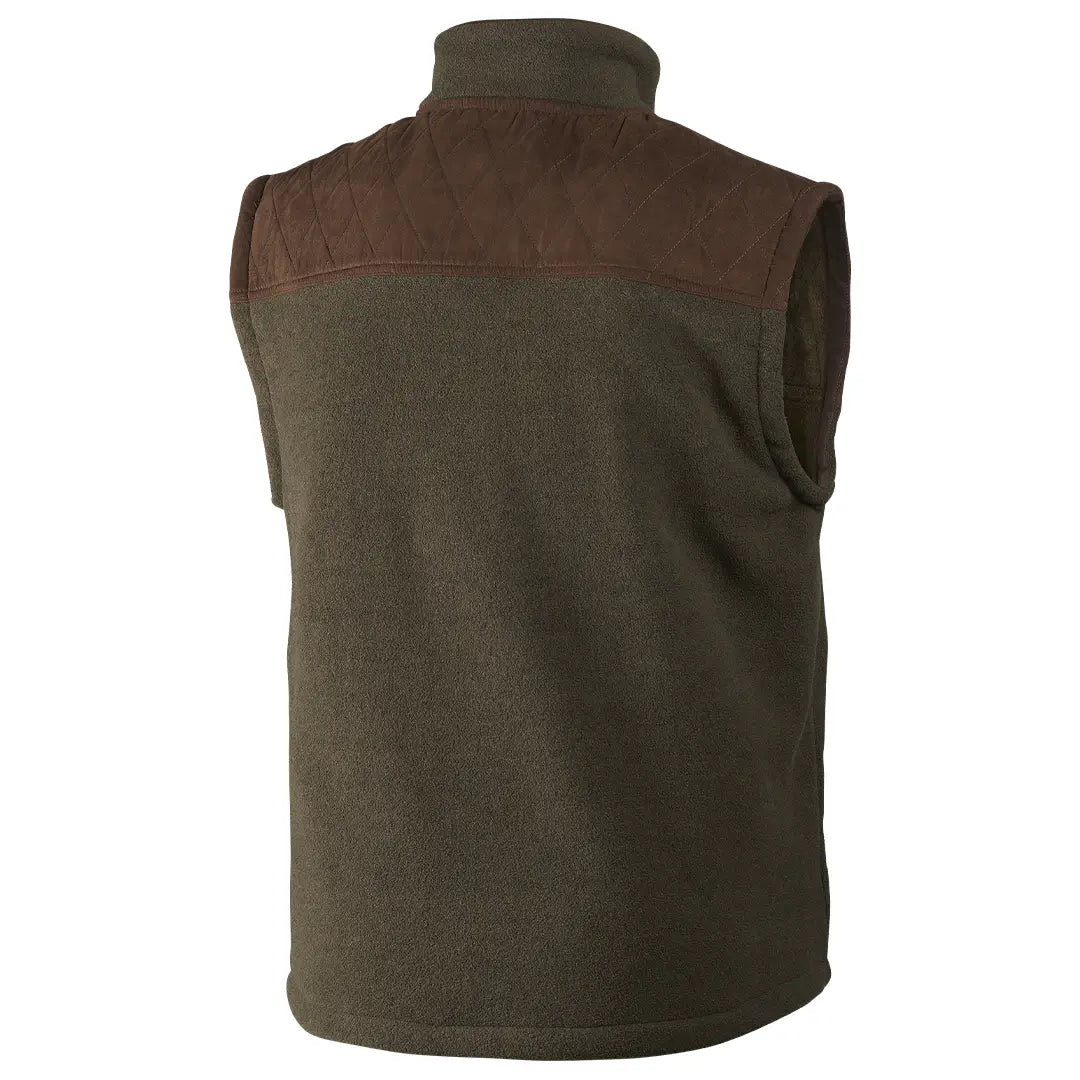 William II Fleece Waistcoat Pine Green by Seeland