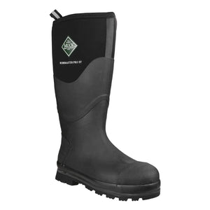Workmaster Pro High Waterproof Safety Wellington - Black by Muckboot Footwear Muckboot   