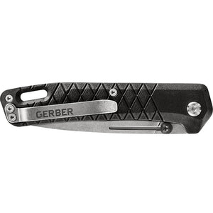 Zilch Folding Blade Clip Knife - Black by Gerber Accessories Gerber   