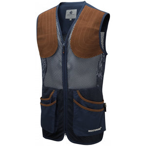 Clay Shooter Summer Vest Blue by Shooterking Waistcoats & Gilets Shooterking   