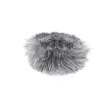 Fox Fur Headband Dark Grey by Jayley Accessories Jayley   