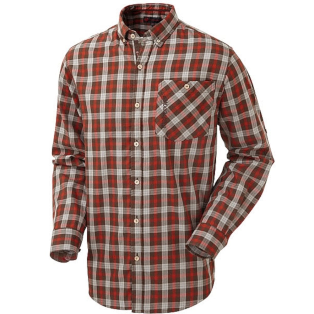 Moorland Shirt Red/Brown by Shooterking Shirts Shooterking   