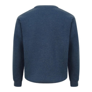 Melrose Hunting Pullover Navy by Hoggs of Fife Knitwear Hoggs of Fife   