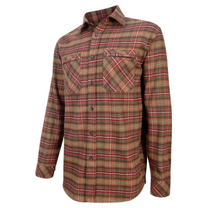 Countrysport Luxury Hunting Shirt Rust Check by Hoggs of Fife Shirts Hoggs of Fife   