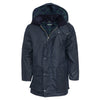 Padded Waxed Jacket Navy by Hoggs of Fife