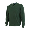 Stirling Cotton Pullover Green by Hoggs of Fife