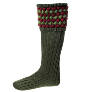 Angus Sock - Spruce by House of Cheviot Accessories House of Cheviot   