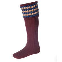 Angus Sock - Burgundy by House of Cheviot Accessories House of Cheviot   
