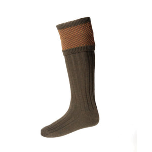 Tayside Sock - Bracken by House of Cheviot Accessories House of Cheviot   