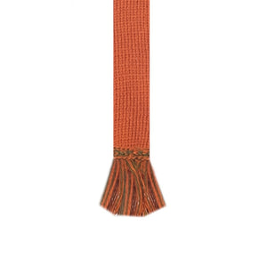 Chessboard Sock Burnt Orange + Garter Ties by House of Cheviot Accessories House of Cheviot   
