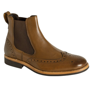 Stanley Semi Brogue Dealer Boots by Hoggs of Fife Footwear Hoggs of Fife   
