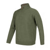 Lothian 1/4 Zip Neck Pullover Thyme by Hoggs of Fife