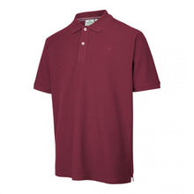Largs Pique Polo Shirt Bordeaux by Hoggs of Fife Shirts Hoggs of Fife   
