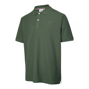 Largs Pique Polo Shirt Bottle Green by Hoggs of Fife Shirts Hoggs of Fife   