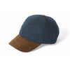 Harris Tweed Baseball Cap Blue by Failsworth