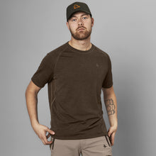 Active S/S T-Shirt - Demitasse Brown by Seeland Shirts Seeland   
