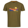 Allgau Mountain T-Shirt - Dark Olive by Blaser