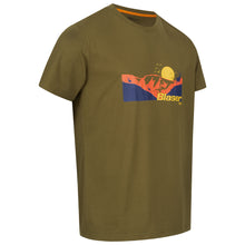 Allgau Mountain T-Shirt - Dark Olive by Blaser Shirts Blaser   