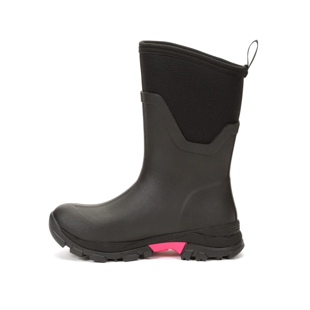 Women's Arctic Ice Vibram® AG All Terrain Short Boots Black/Pink by Muckboot Footwear Muckboot   