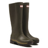 Balmoral Hybrid Ladies Tall Wellingtons - Olive by Hunter