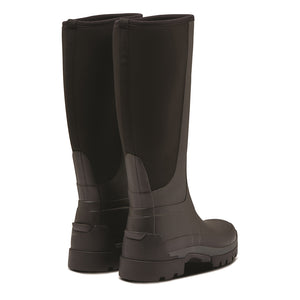 Balmoral Hybrid Tall Wellington Boots - Black by Hunter Footwear Hunter   