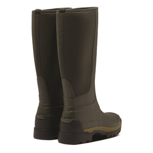 Balmoral Hybrid Tall Wellington Boots - Dark Olive by Hunter Footwear Hunter   