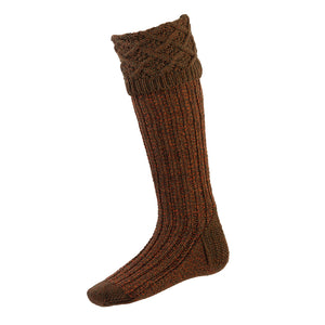 Beauly Sock Copper by House of Cheviot Accessories House of Cheviot   