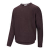 Borders Ribbed Knit Pullover - Redwood by Hoggs Of Fife