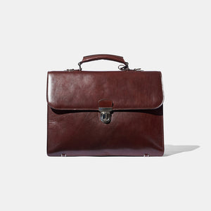 Briefcase - Brown Leather by Baron Accessories Baron   