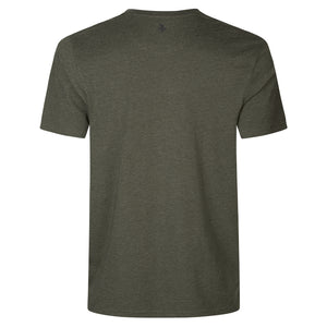 Buck Fever T-Shirt - Pine Green Melange by Seeland Shirts Seeland   