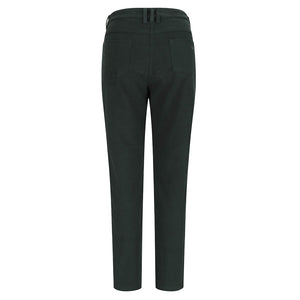 Catrine Ladies Technical Stretch Moleskin Jeans - Forest Green by Hoggs of Fife Trousers & Breeks Hoggs of Fife   
