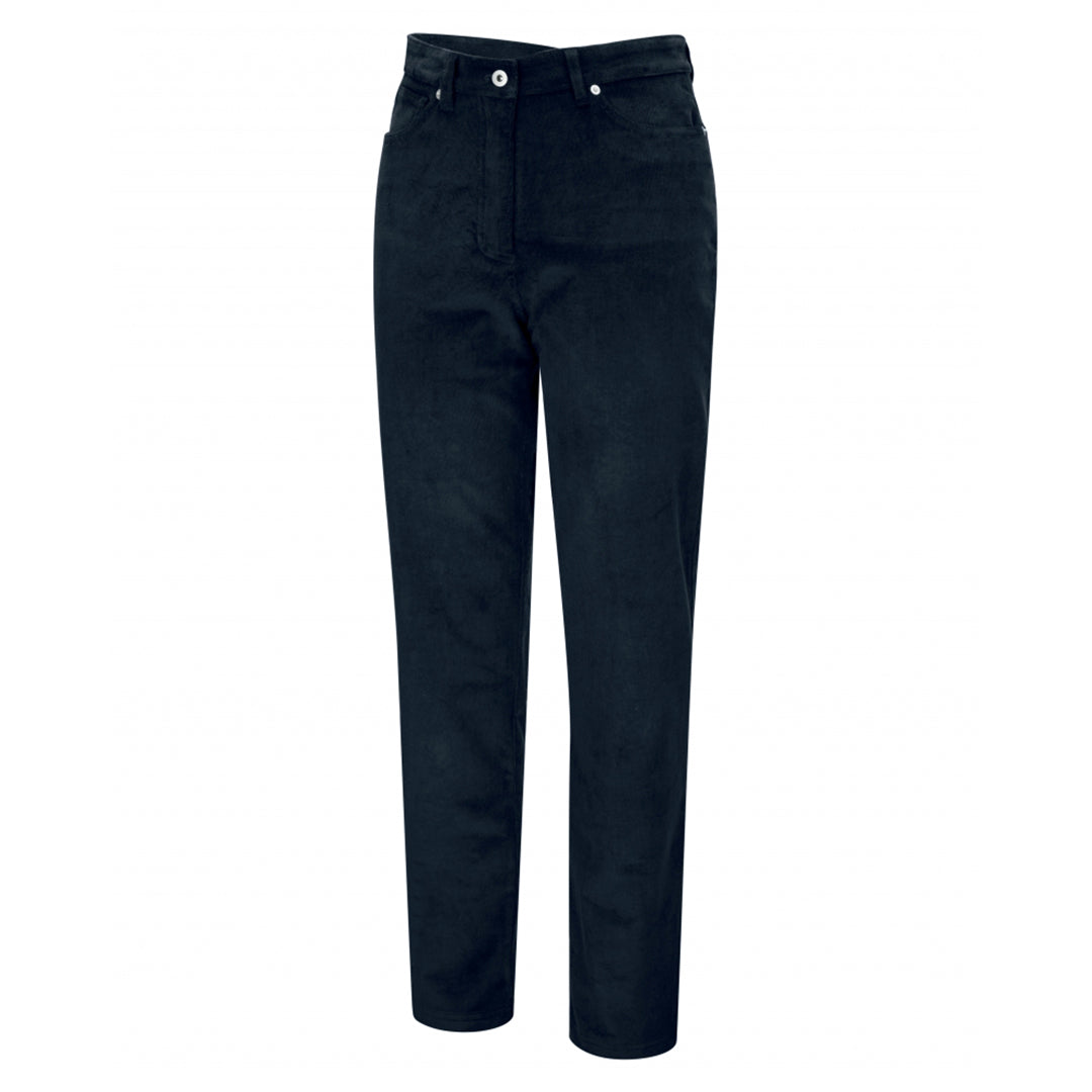 Ceres Ladies Stretch Cord Jean - Midnight Navy by Hoggs of Fife Trousers & Breeks Hoggs of Fife   