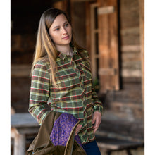 Charlotte Blouse - Olive/Red Checked by Blaser Shirts Blaser   