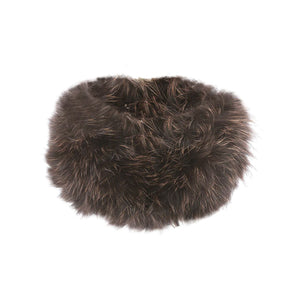 Fox Fur Headband Chocolate by Jayley Accessories Jayley   