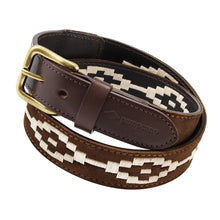 Suede Polo Belt Confianza - Brown by Pampeano Accessories Pampeano   
