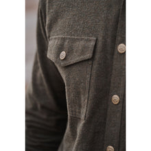 Dunvegan Heavyweight Flannel Shirt - Loden by Hoggs of Fife Shirts Hoggs of Fife   