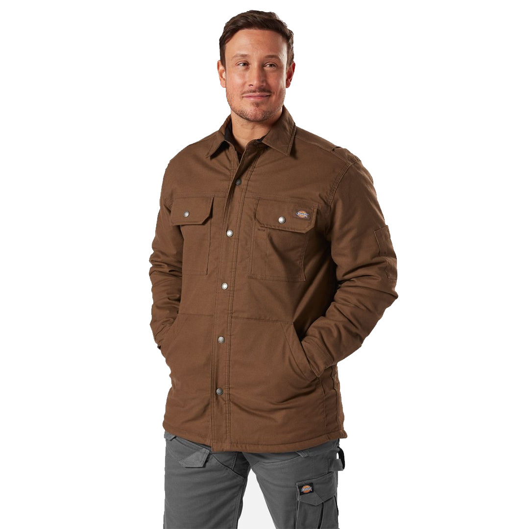 Flex Duck Shirt Jacket - Timber by Dickies Jackets & Coats Dickies   