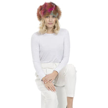 Fox Fur Headband Pink by Jayley Accessories Jayley   