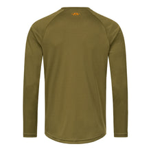 Function L/S T-Shirt 21 - Dark Olive by Blaser Shirts Blaser   