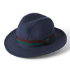 Henley Fedora Hat - Navy by Failsworth