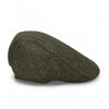 Herringbone Waterproof Tweed Cap - Green Check by Hoggs of Fife