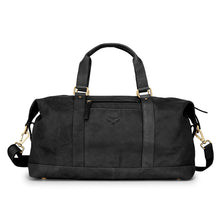 Monarch Leather Carryon Holdall - Black by Hoggs of Fife Accessories Hoggs of Fife   