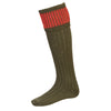 Houndstooth Sock - Spruce by House of Cheviot